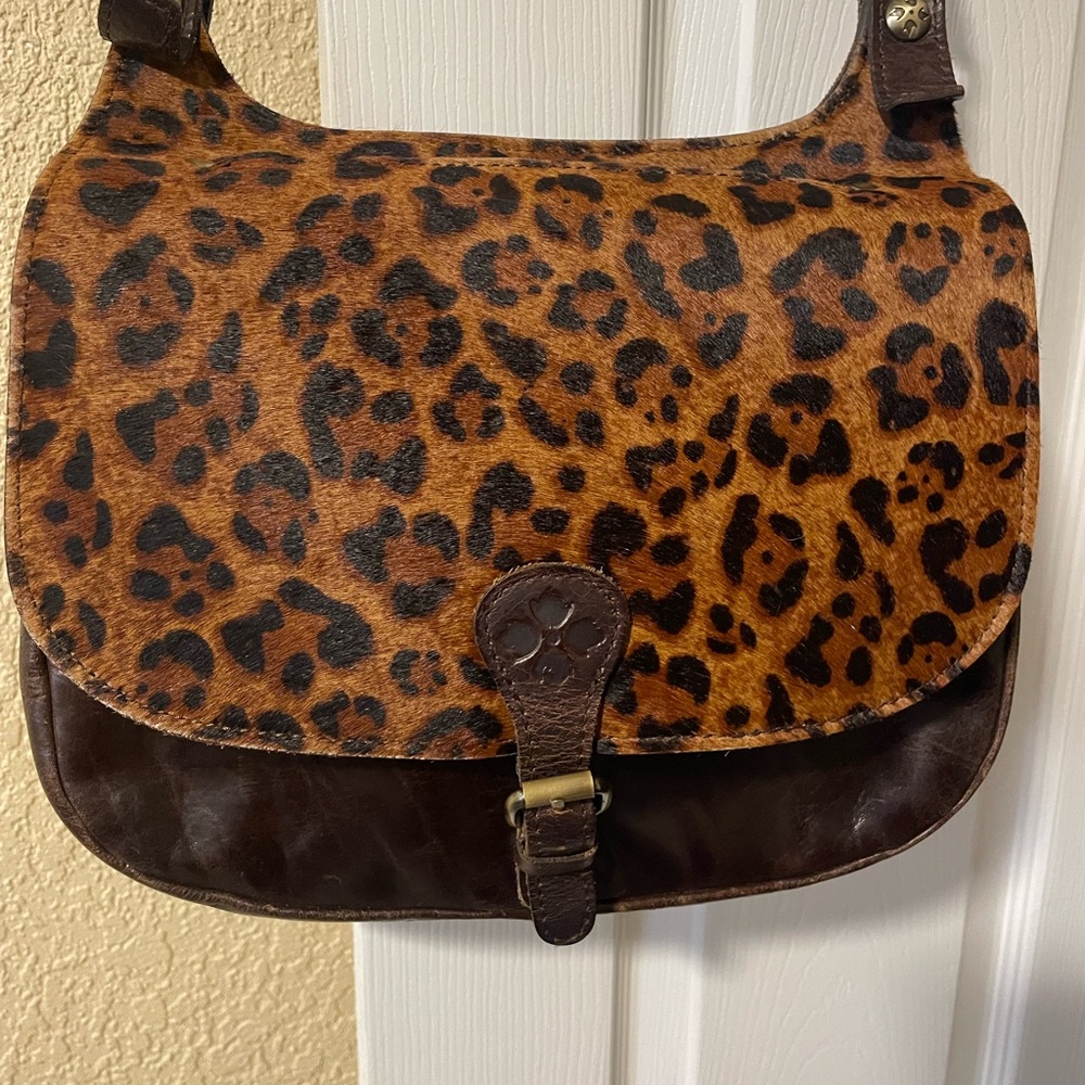 Patricia Nash Leopard Print Shoulder Bag